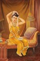A Nair Woman Adorns Herself Indian